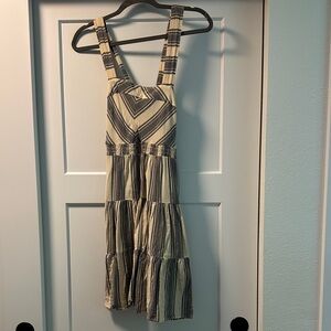 Melrose and Market Striped Sleeveless Dress